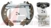 METELLI 2205960 Brake Shoe Set